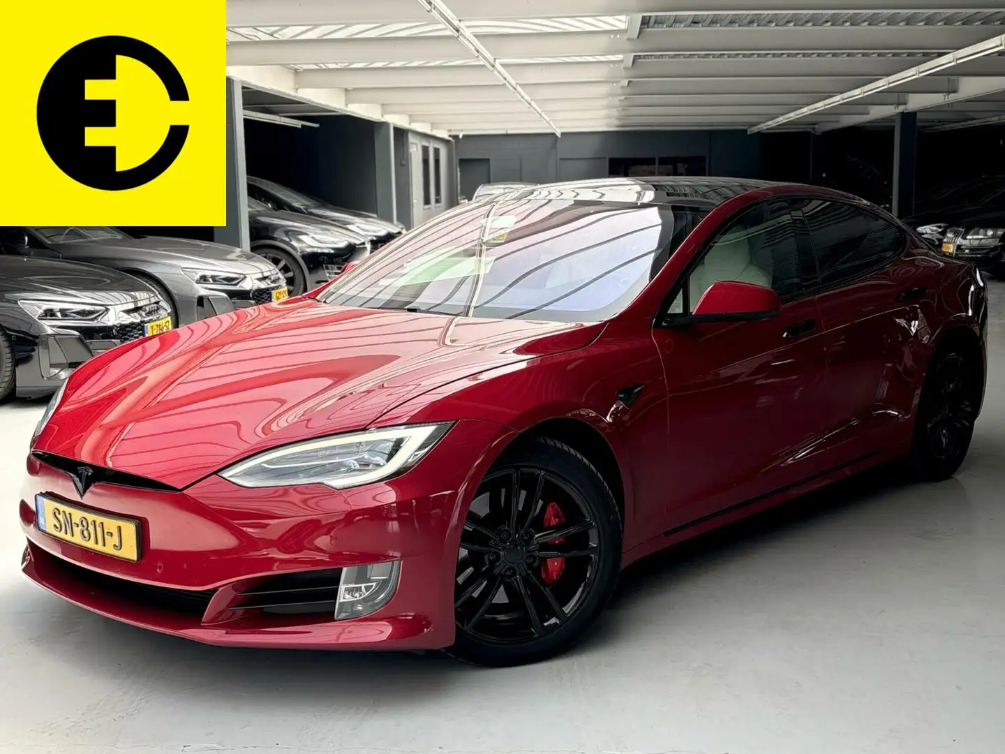 Tesla Model S 75D Base |Free supercharge* | Premium Connectivity Roşu - 1
