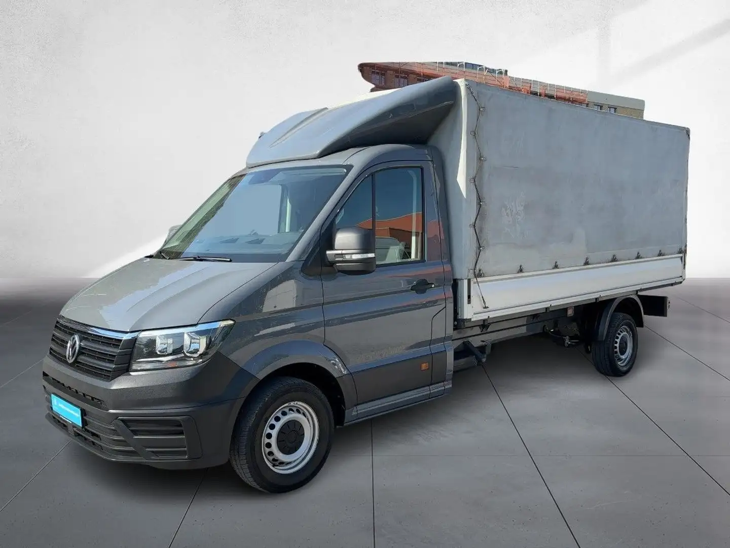 Volkswagen Crafter Pritsche 35 EKA LR KLIMA PLANE+SPRIEGEL Gris - 2