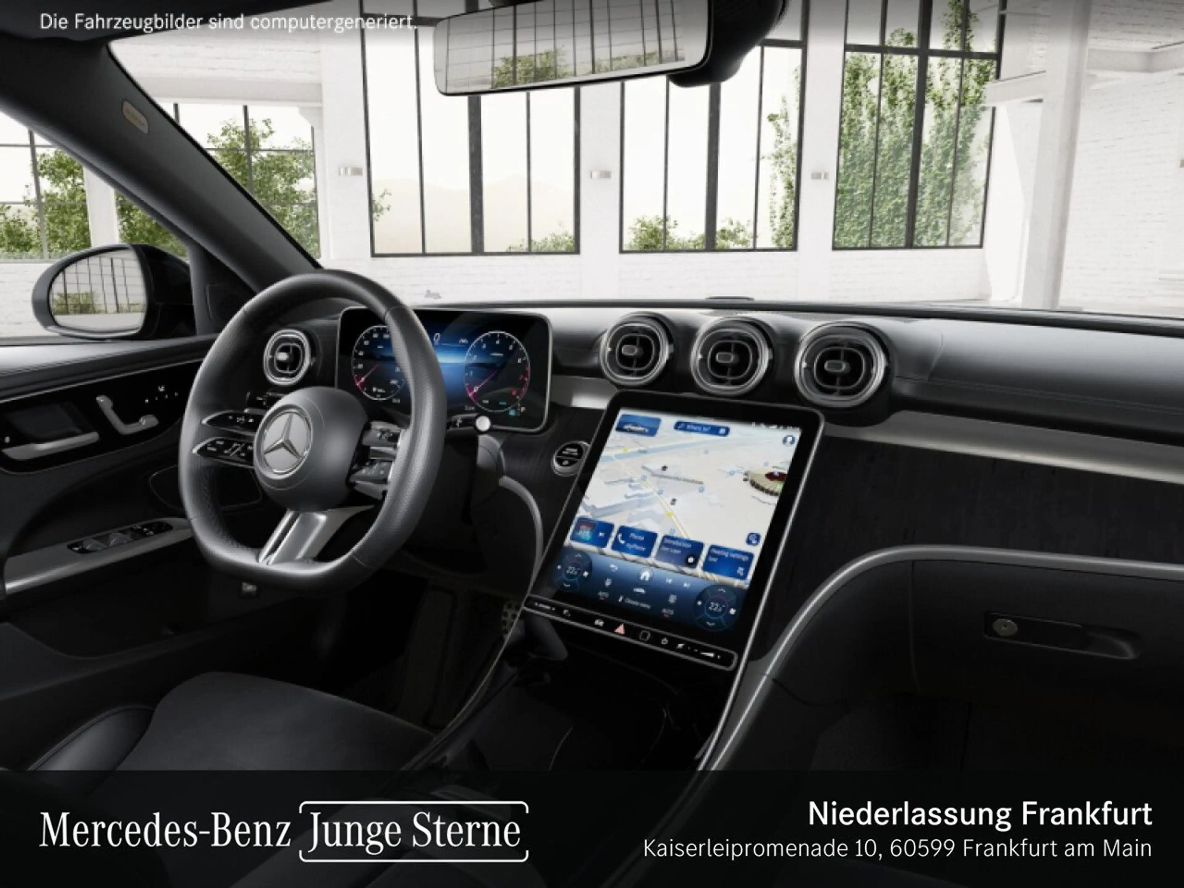 Mercedes-Benz C 200 AMG+NIGHT+PANO+AHK+KAMERA+TOTW+KEYLESS+9G — photo 10