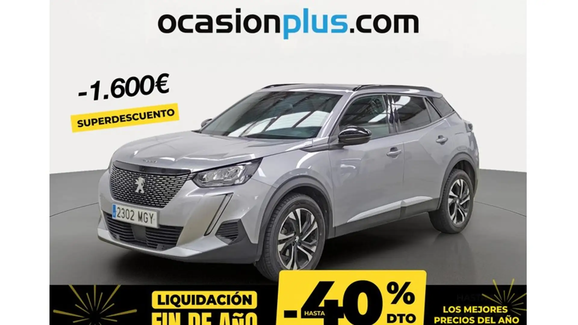 Peugeot 2008 1.2 PureTech S&S Allure 100 Gris - 1