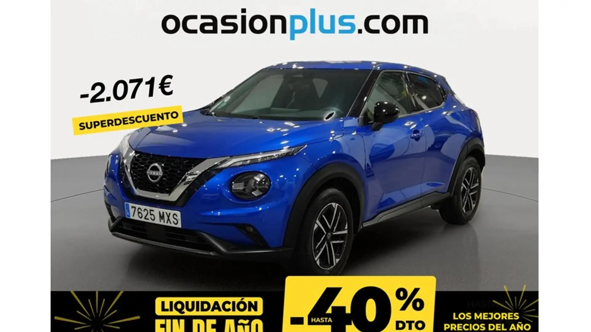 Nissan Juke 1.0 DIG-T N-Connecta 4x2 DCT 7 84kW Bleu - 1