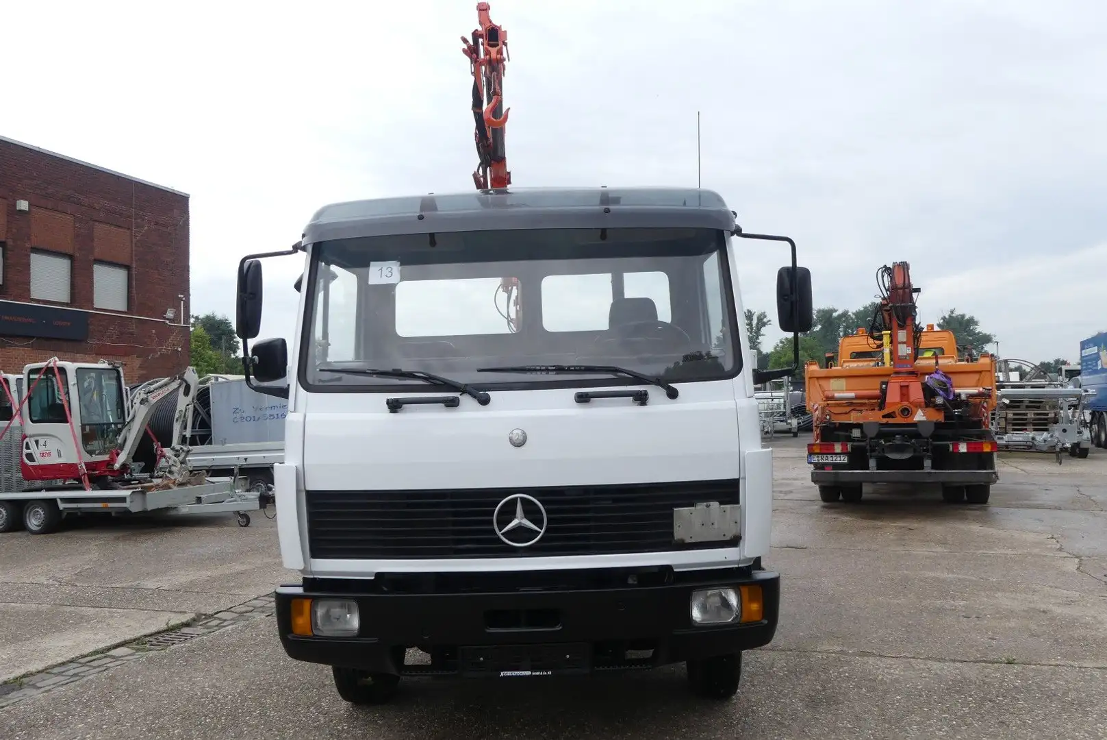 Mercedes-Benz 814 Meiller 6-Zyl*Atlas 60.1*H-Kennzeichen*AHK* Blanc - 2