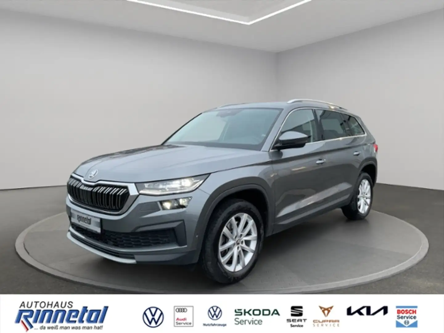 Skoda Kodiaq 2.0 TDI Style 4x4 STANDHZG+AHK+KAMERA+ACC+MATRIX Grau - 1