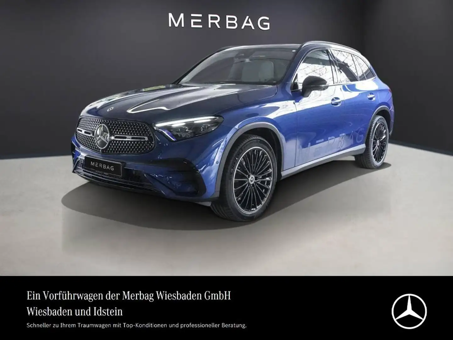 Mercedes-Benz GLC 200 AMG-DISTRONIC-STANDHZG-PANO-UVP 77.800,- Blau - 1