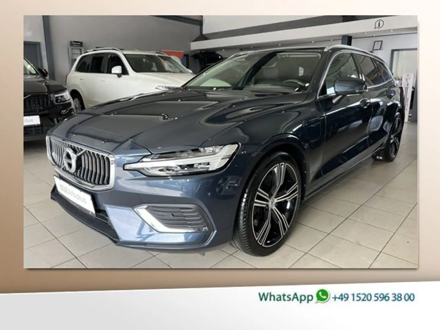 Volvo V60 T6 Inscription Recharge AWD *BigBattery* AHK Albastru - 1