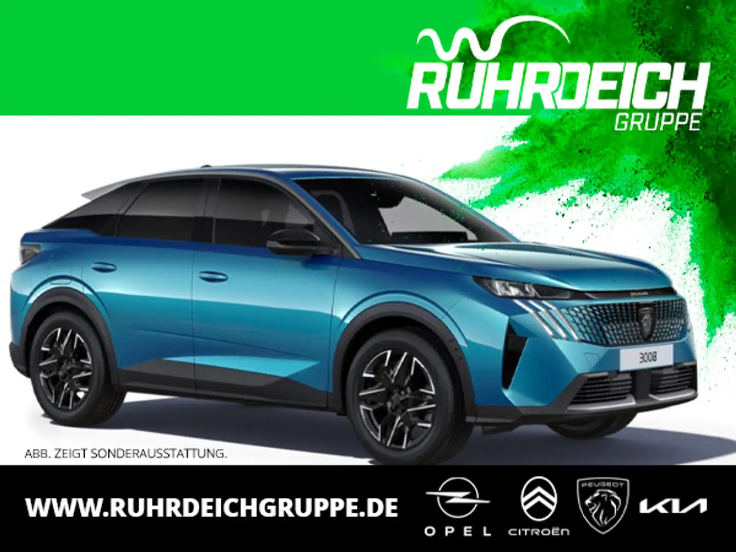 Peugeot 3008 145 e-DSC6 Allure Blau - 1