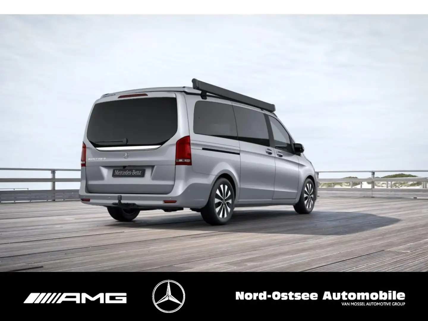 Mercedes-Benz V 300 MARCO POLO NAVI STHZ SHZ 360° KAM KLIMA Silber - 2