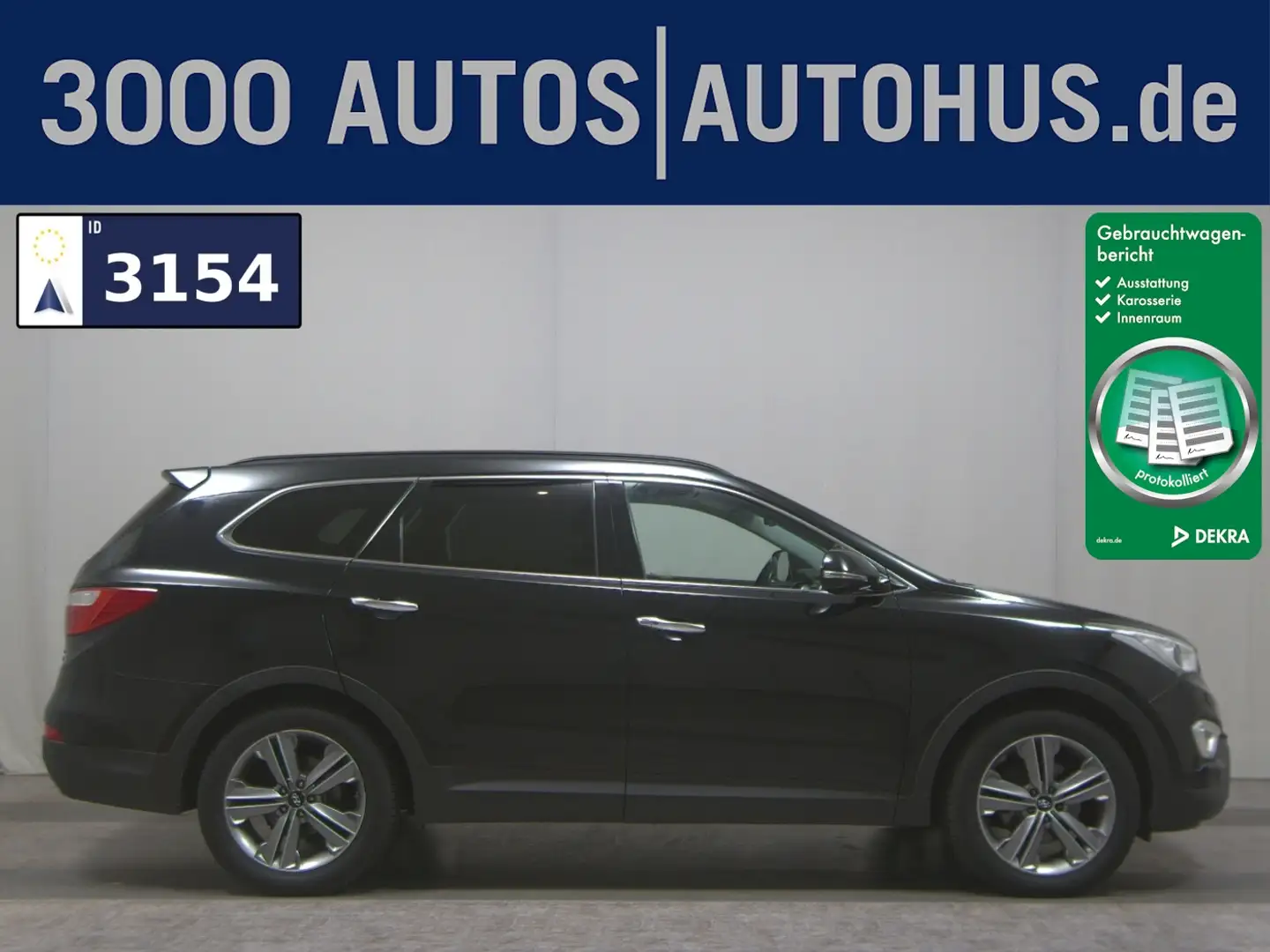 Hyundai Grand Santa Fe 2.2 CRDI 4WD Leder Nav Pano Xenon Schwarz - 1