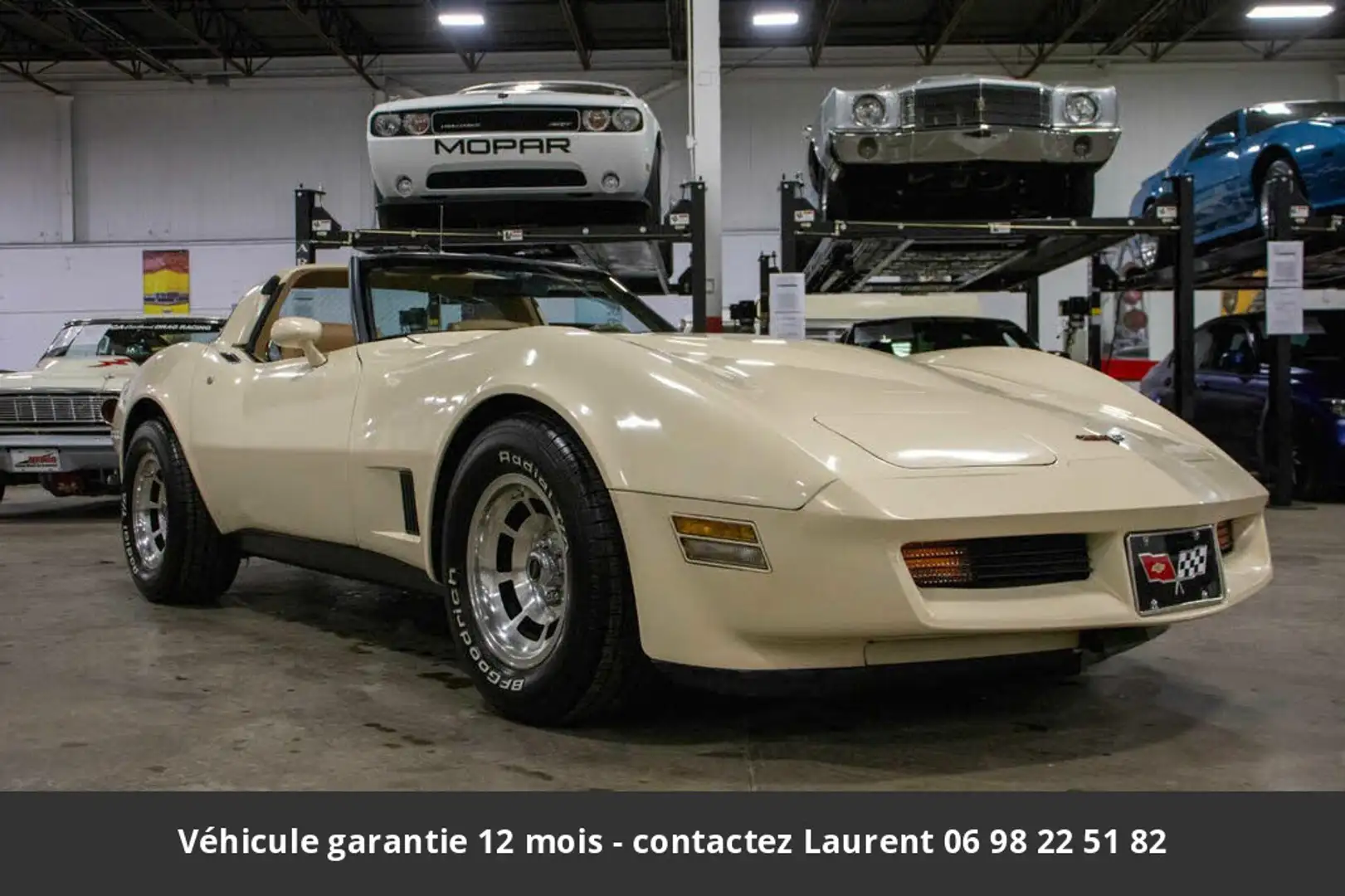 Chevrolet Corvette L83 V8 1982 Tout compris Blanc - 1