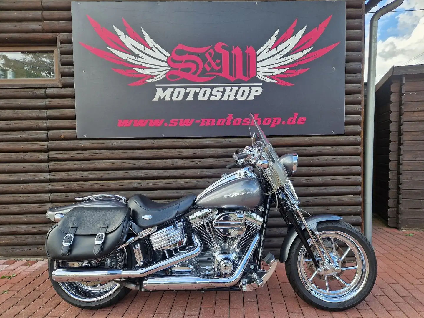 Harley-Davidson FXSTSSE3 CVO Screamin Eagle Springer Softail Grijs - 1