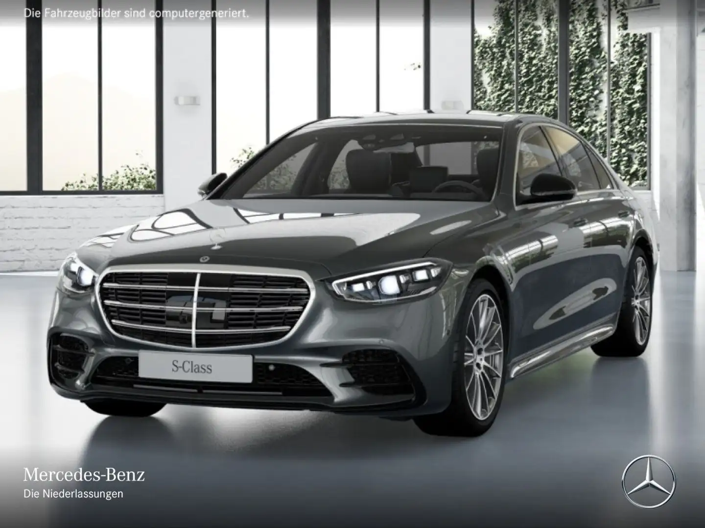 Mercedes-Benz S 600 S 580 e 4M AMG+NIGHT+360+MULTIBEAM+BURMESTER3D+20" Gris - 2