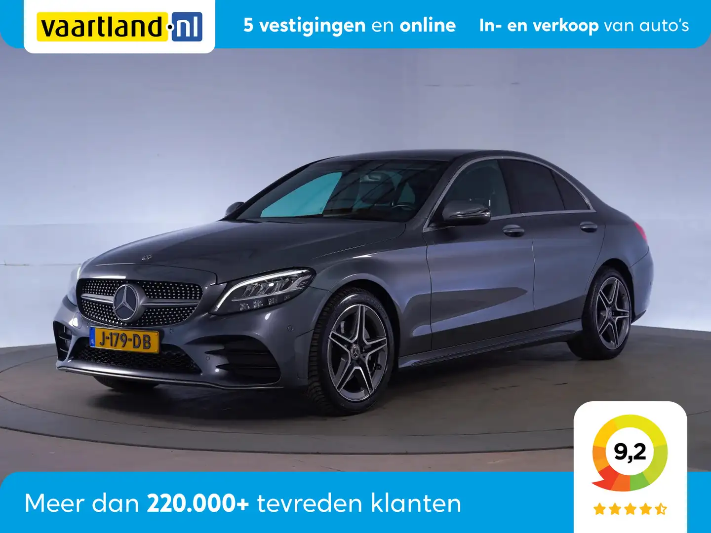 Mercedes-Benz C 180 AMG Line Aut. [ LED Digi-dash Navi Camera Stoelver Grigio - 1