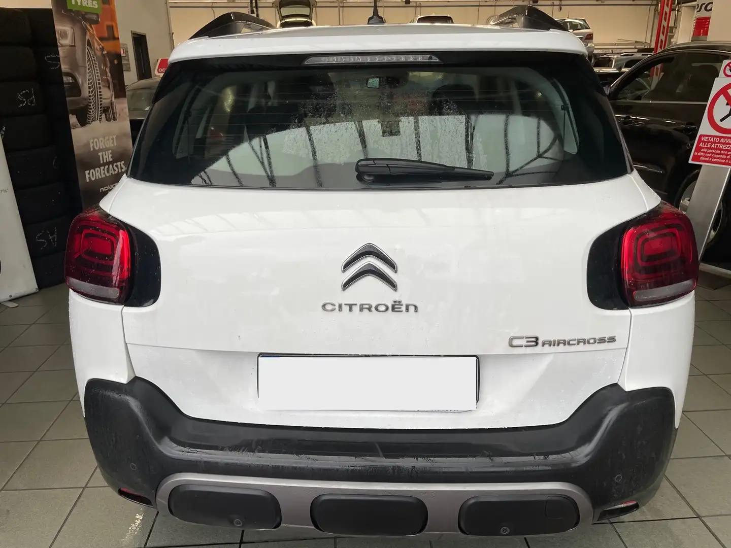 Citroen C3 Aircross I 2017 1.2 puretech  82cv my18 Bianco - 2
