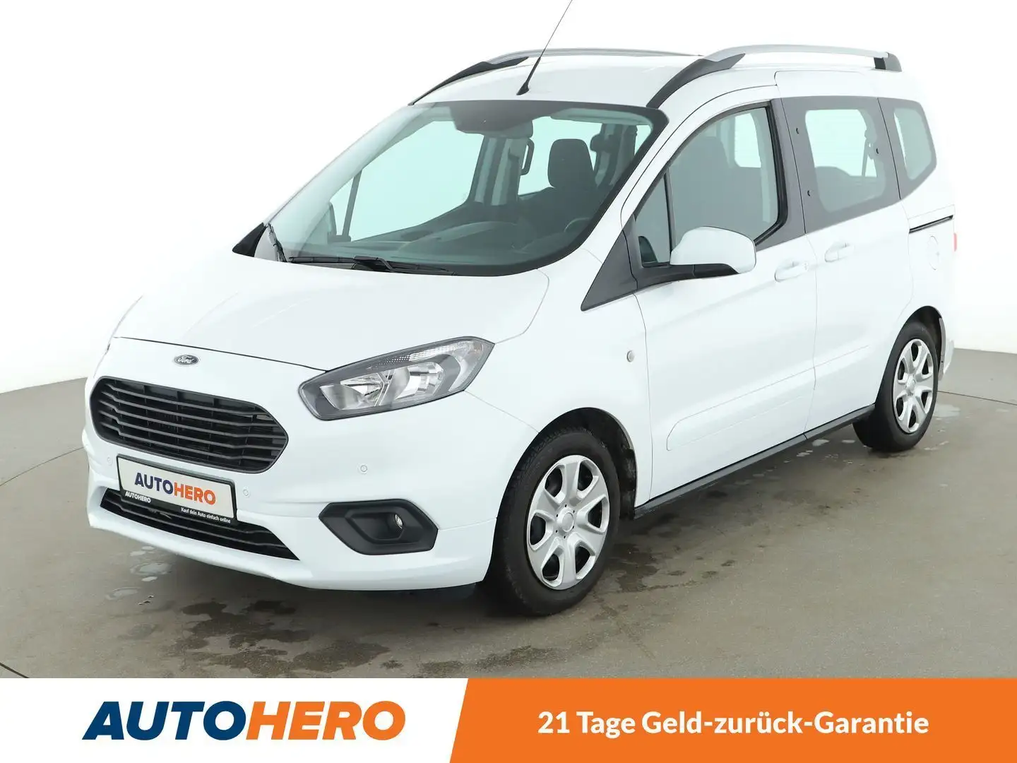 Ford Tourneo Courier 1.0 EcoBoost Trend  *PDC*SHZ*TEMPO*KLIMA* Wit - 1