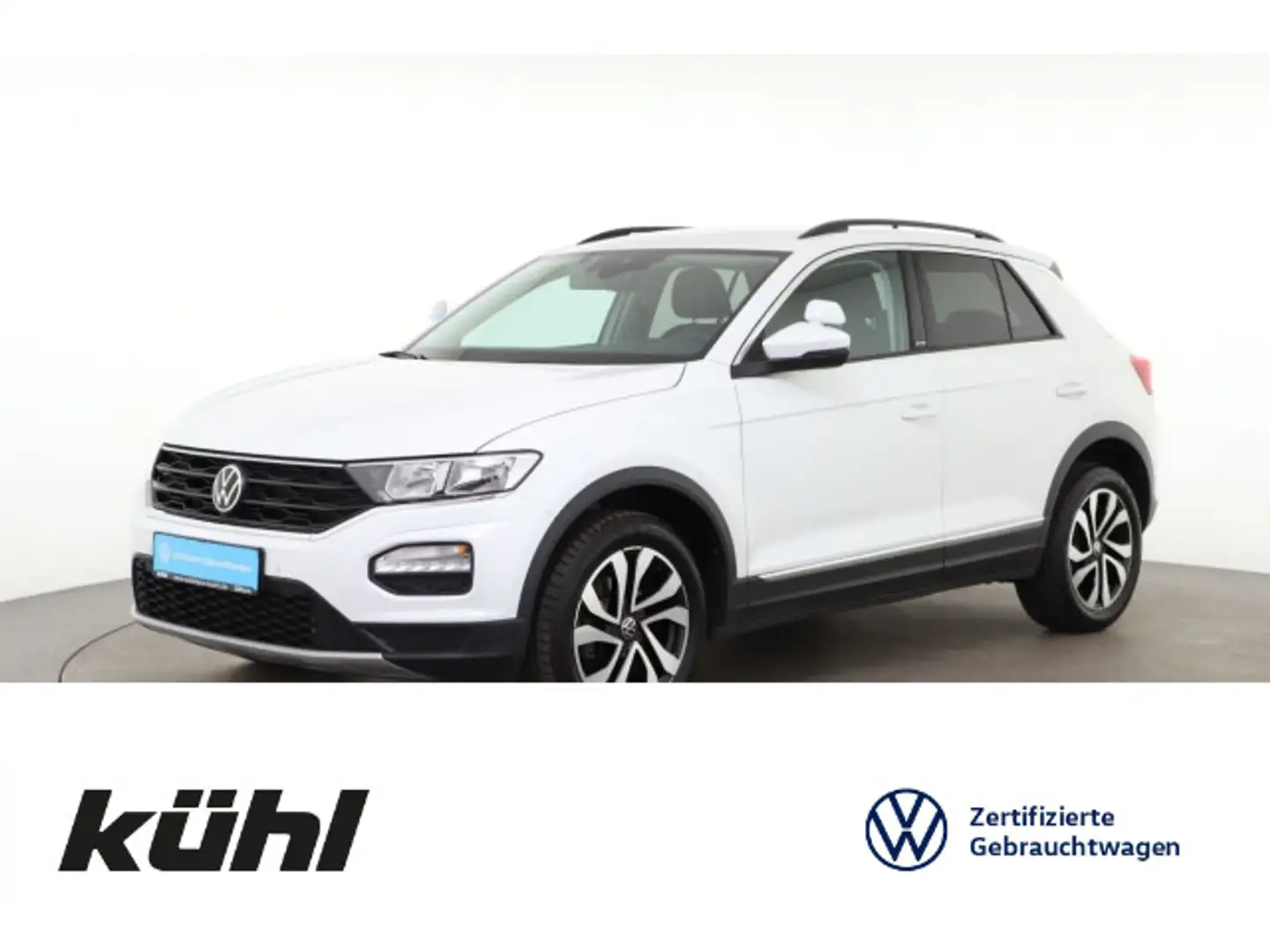 Volkswagen T-Roc 2.0 TDI Active Fahrschulfahrzeug ACC AHK N Weiß - 1