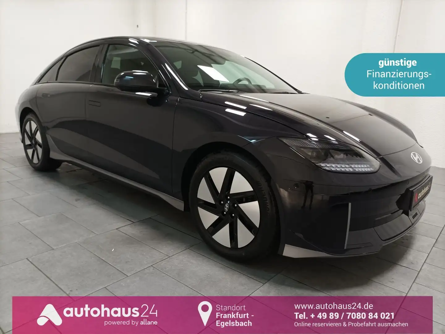 Hyundai IONIQ 6 Techniq Navi|HUD|Sitzhzg.|Matrix Blau - 1