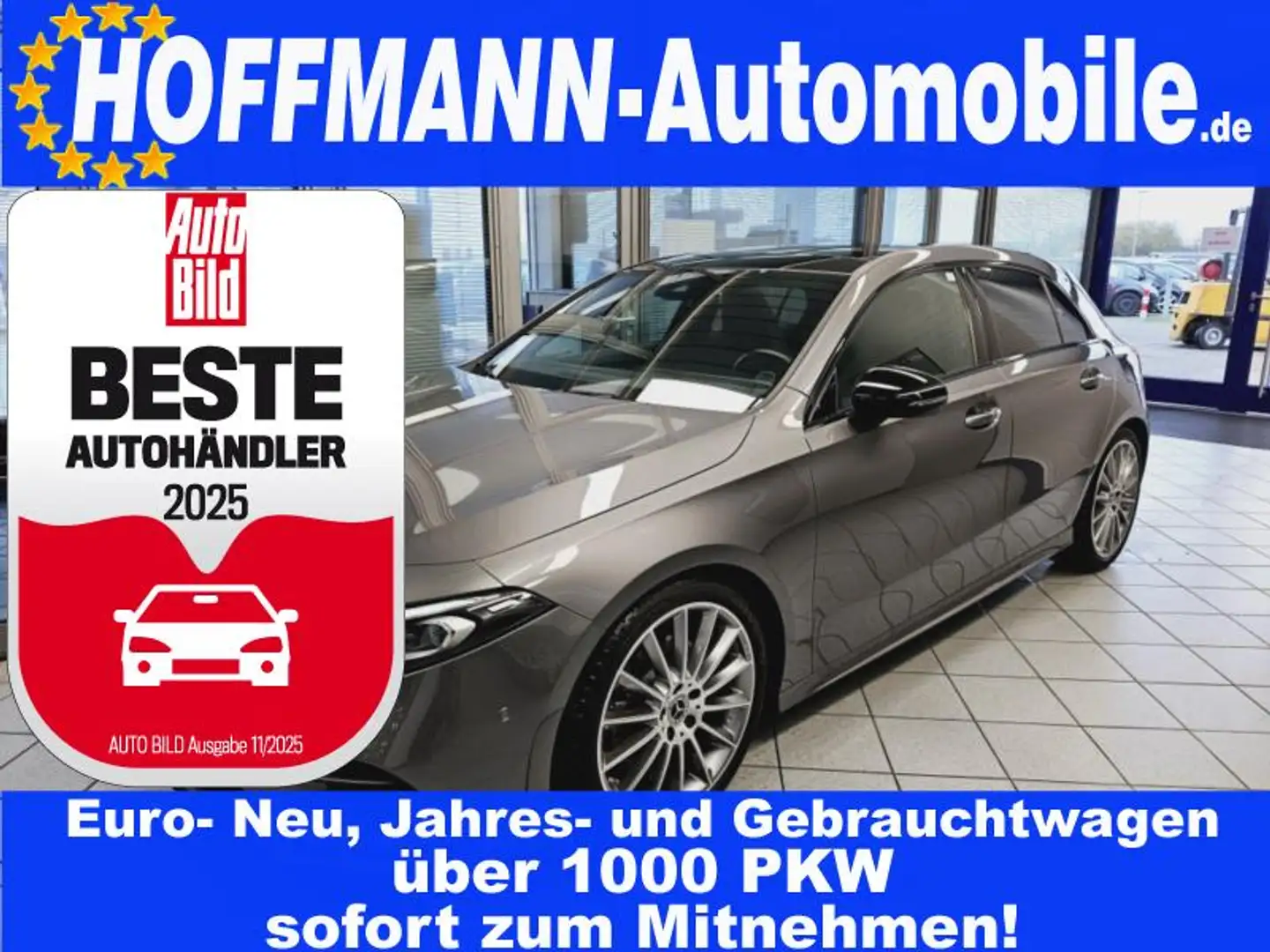 Mercedes-Benz A 220 AMG Line Navi,PDC+Kamera,Pano-SD,Sitzhzg. Сірий - 1