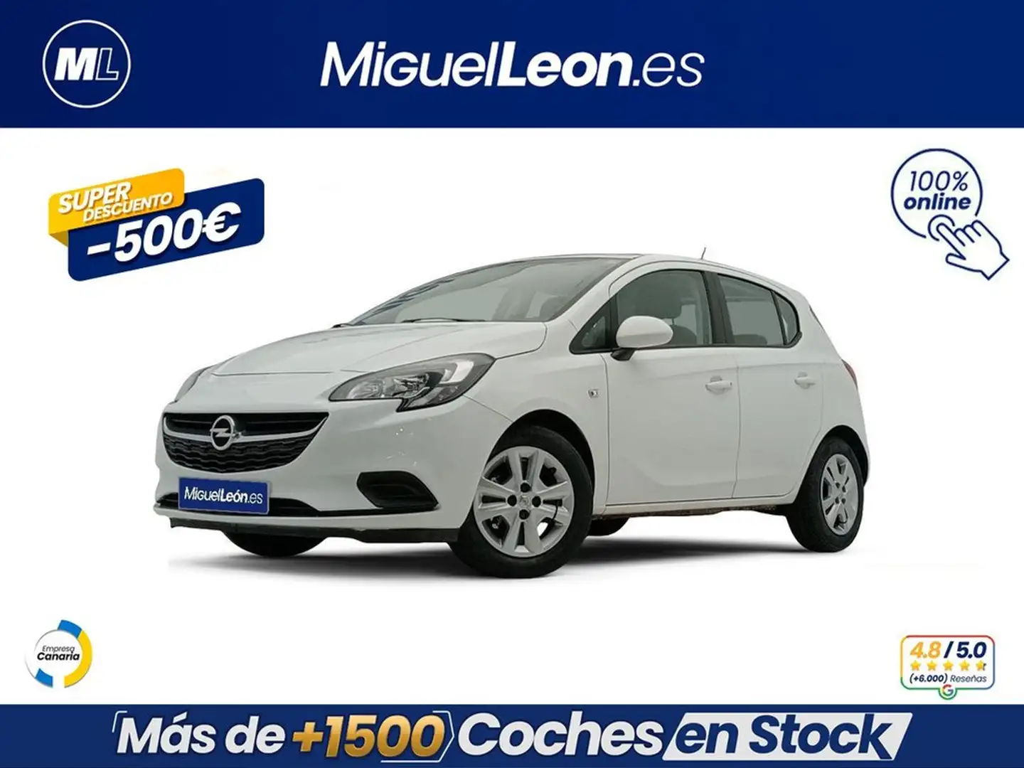 Opel Corsa 1.4 GLP Selective 90 Blanc - 1