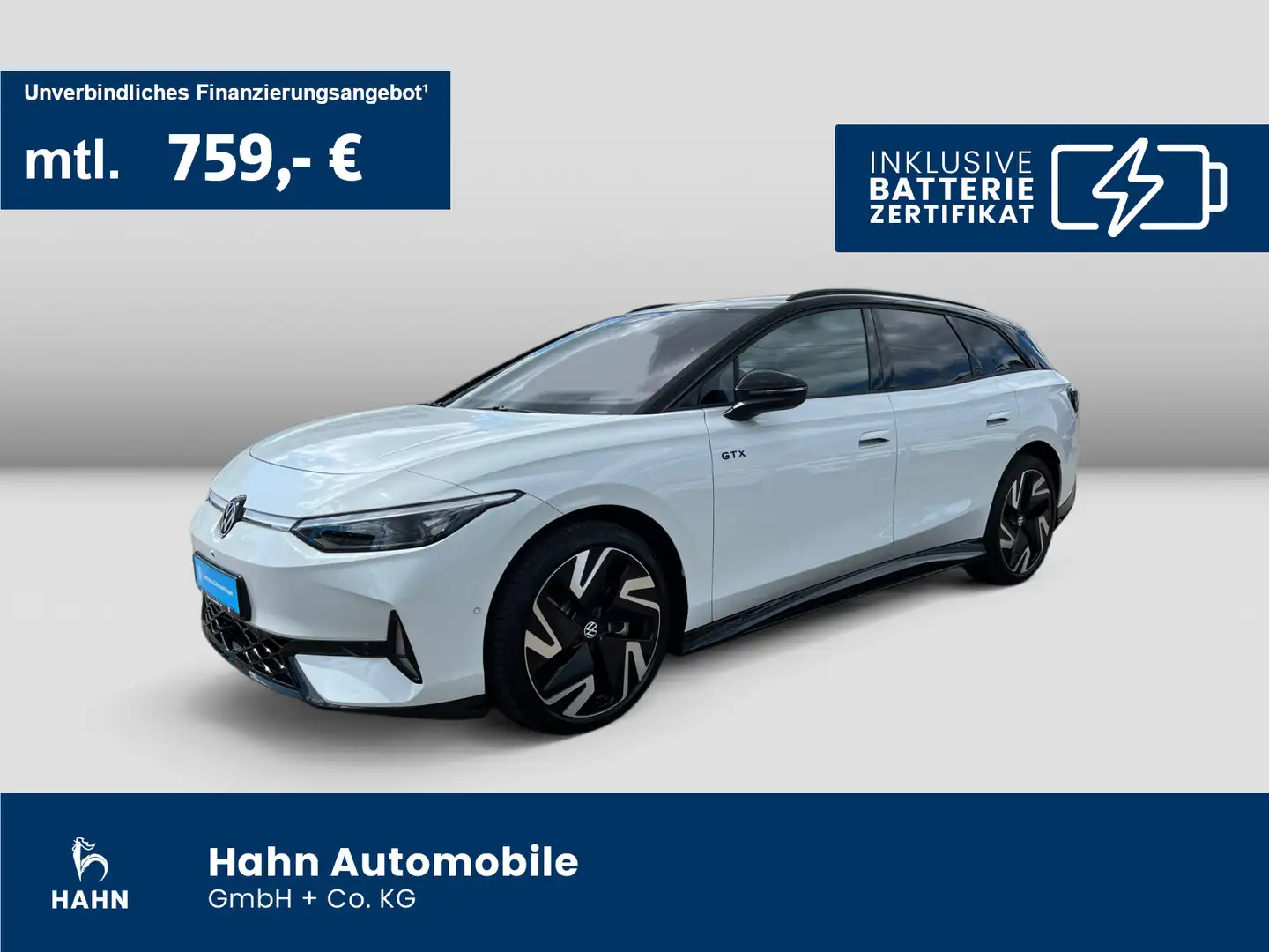 Volkswagen ID.7 Tourer GTX 4M AHK Wärmepump H&K DCC Massage Weiß - 1