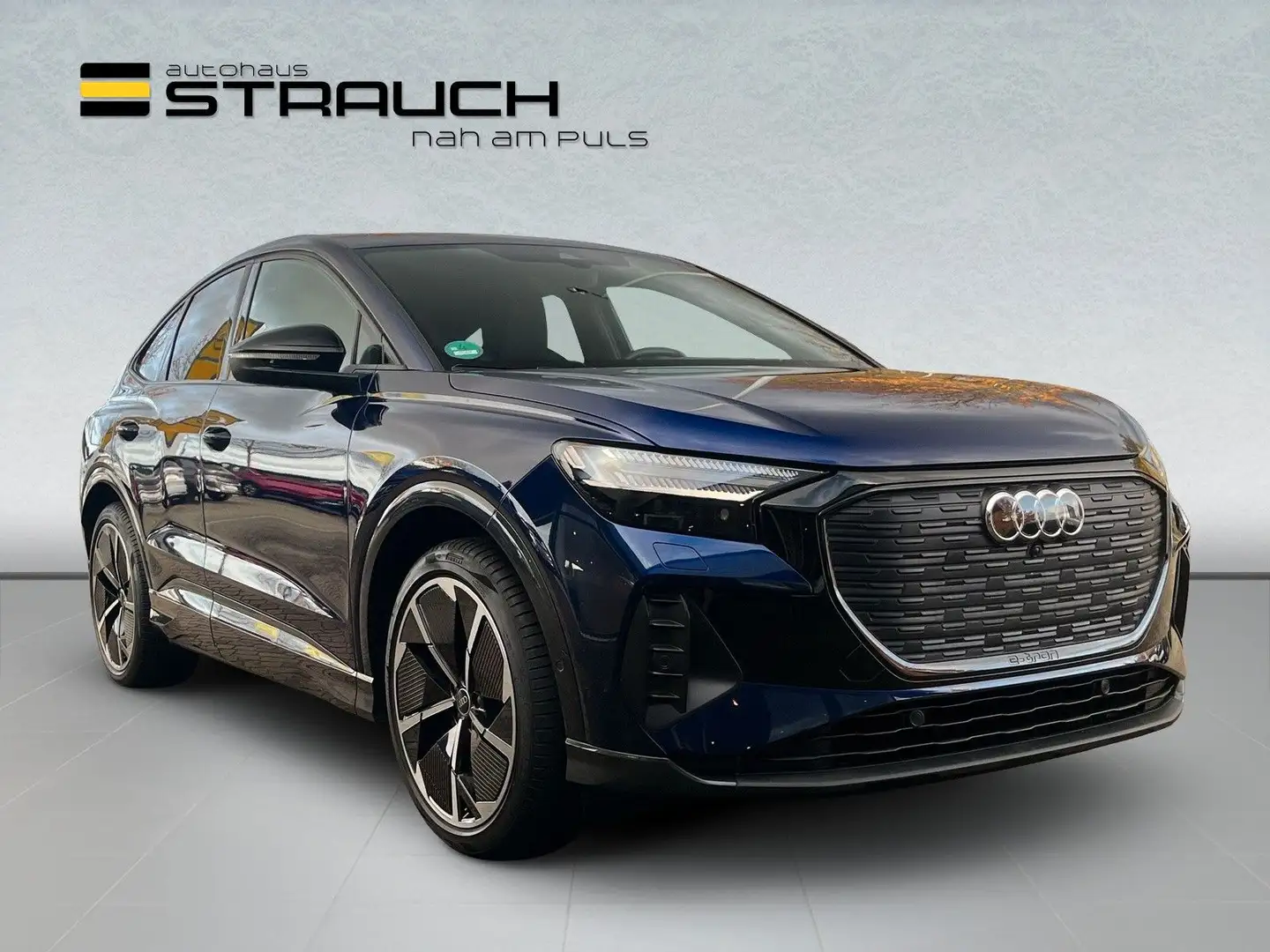 Audi Q4 e-tron Sportback 50 quattro S-Line Pano/AHZV Blau - 1