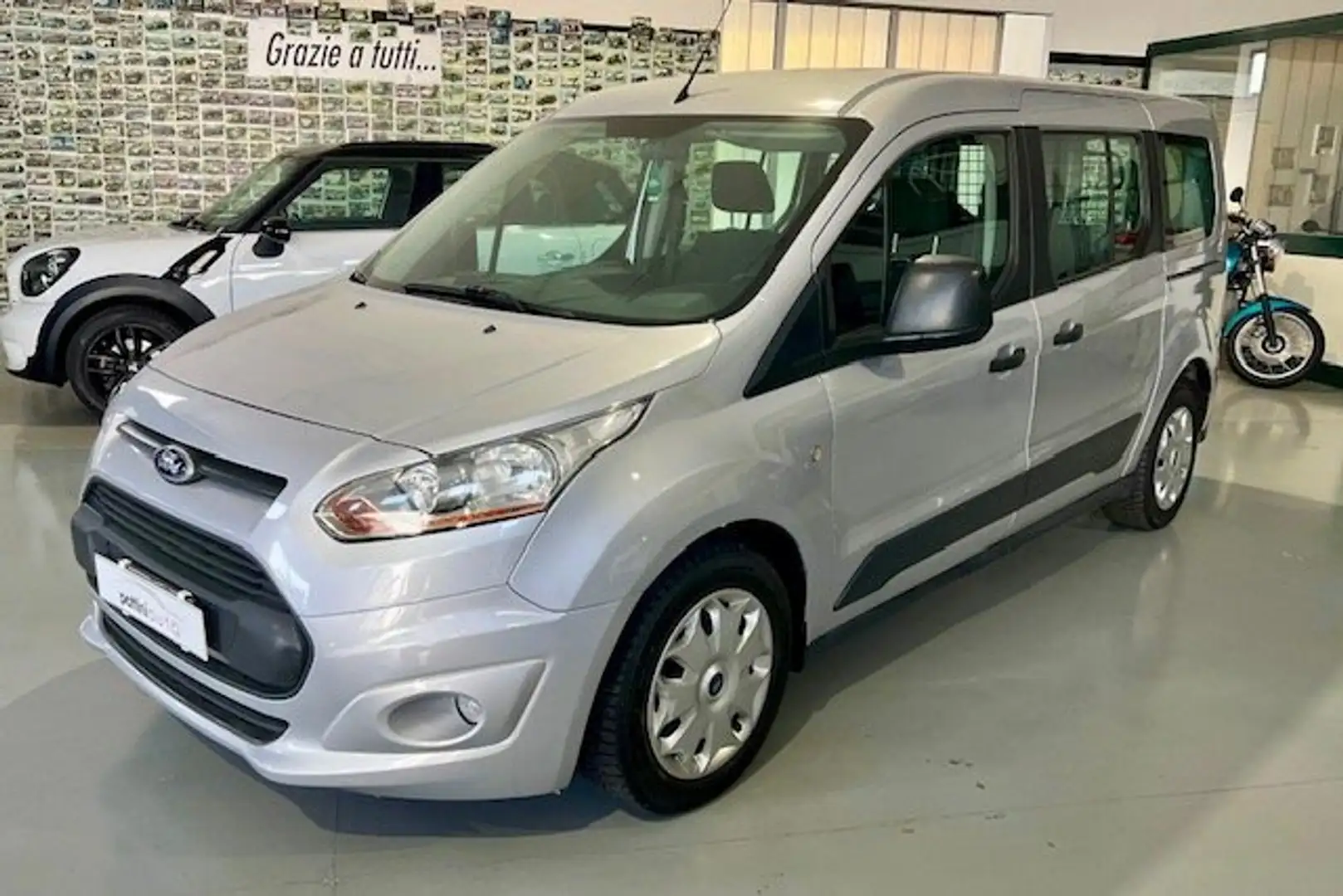 Ford Transit Connect 1.6 TDI AUTOCARRO 5 POSTI Argento - 2
