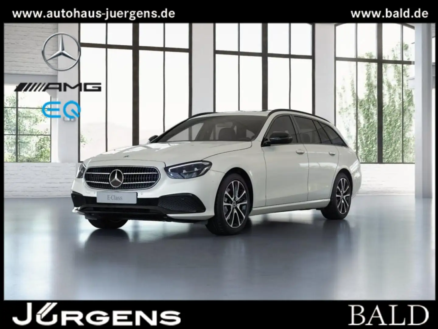 Mercedes-Benz E 300 d 4M T Avantgarde/Cam/SHD/AHK/HUD/Night/18 Weiß - 1