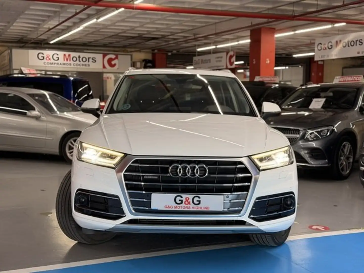 Audi Q5 2.0 TFSI S line quattro-ultra S-T Blanco - 2
