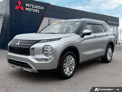 Silver 2024 Mitsubishi Outlander Hybrid Plug-in SUV / Crossover 1-Speed Automatic