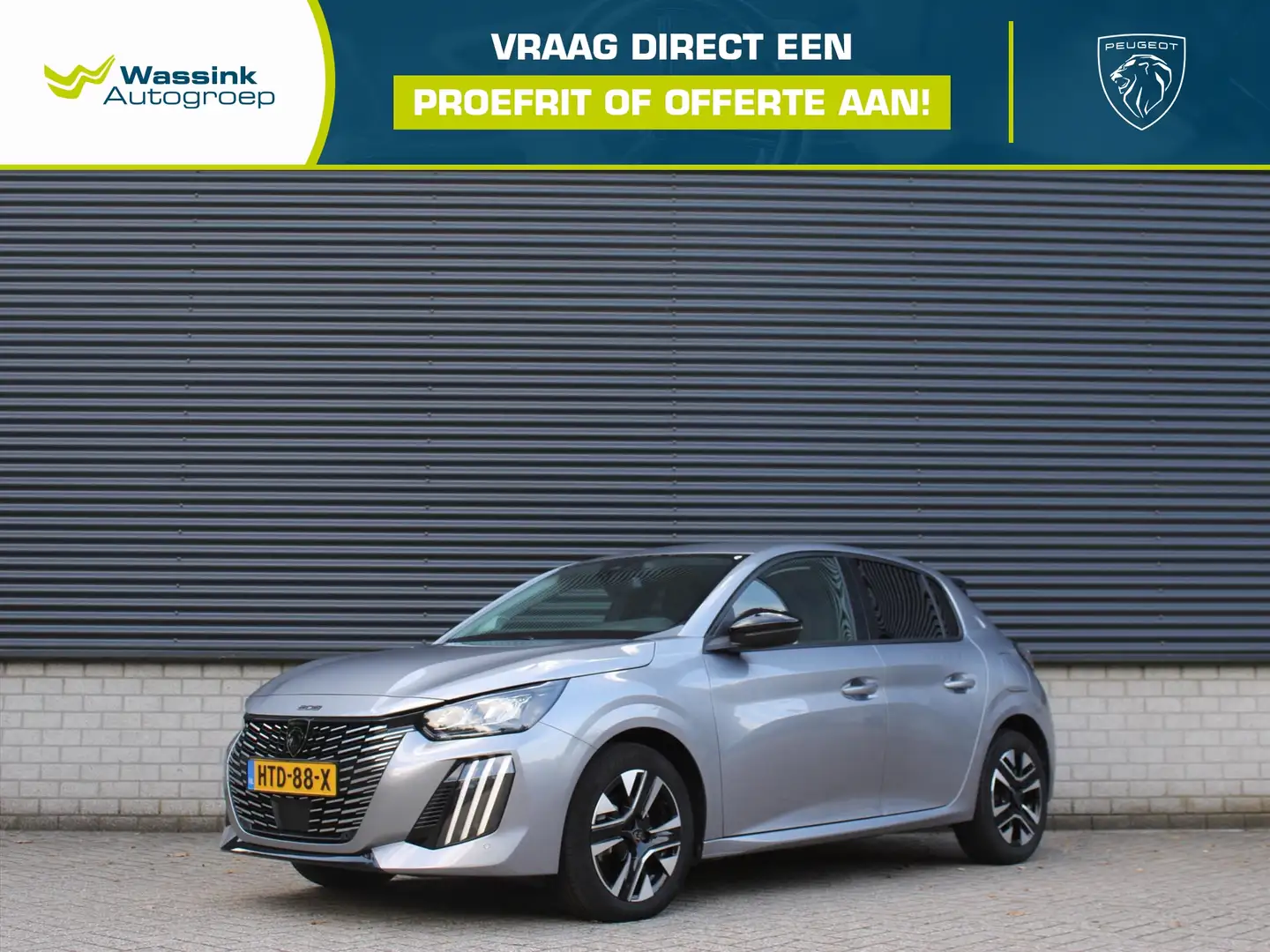 Peugeot 208 Allure Hybrid 100 e-DCS6 | Automaat | Navigatie Gris - 1