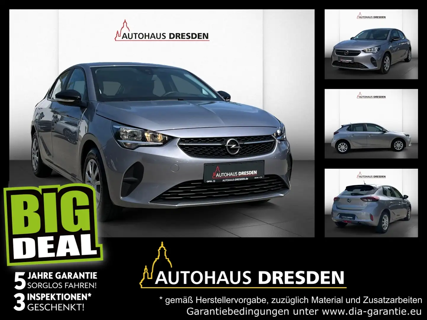 Opel Corsa F 1.2 Edition SpurH ,KLIMA ,DAB Grau - 1