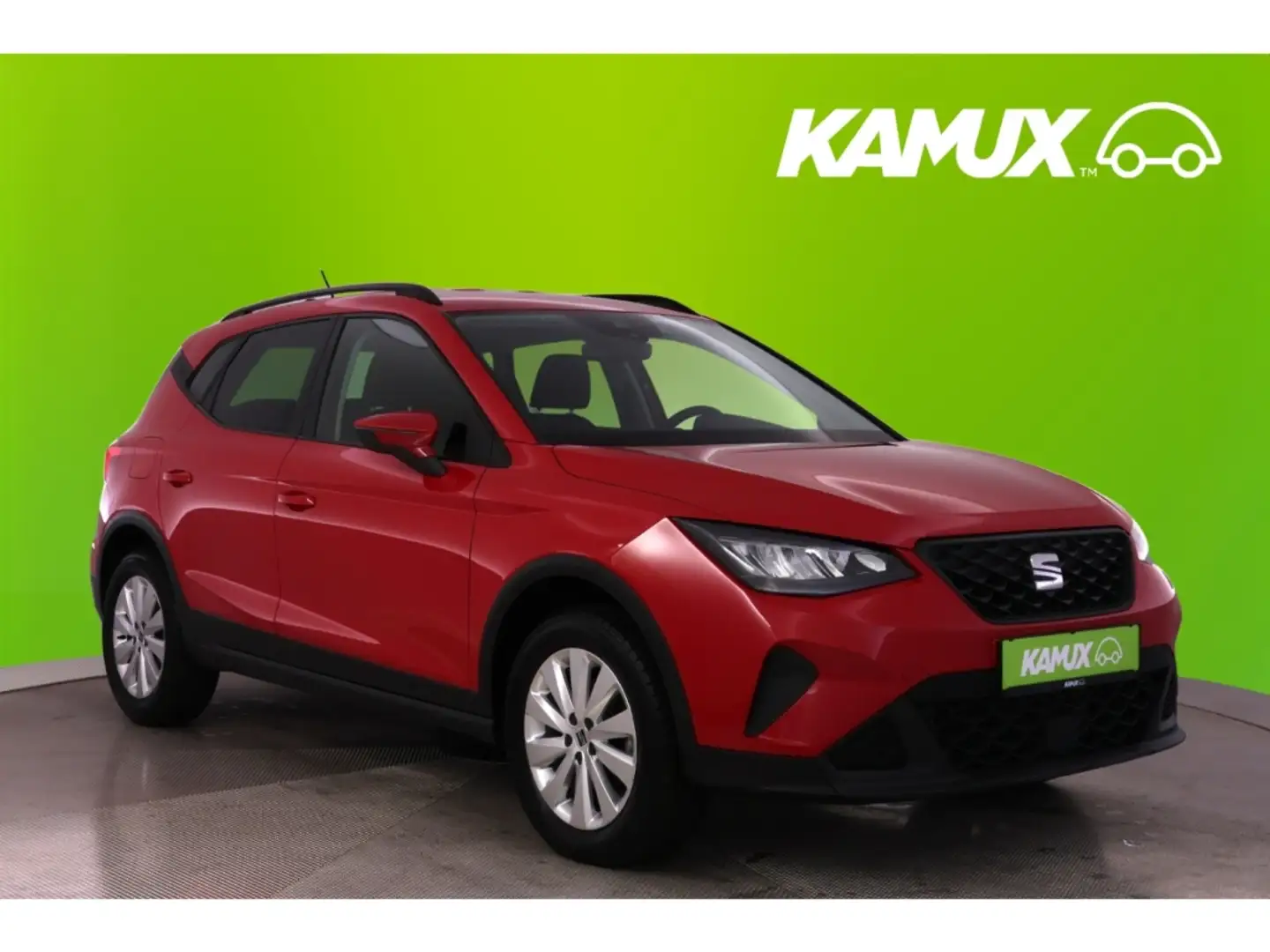 SEAT Arona 1.0TSI Style+LED+NAVI+VIRTUAL+TEMPO+PDC Rood - 1