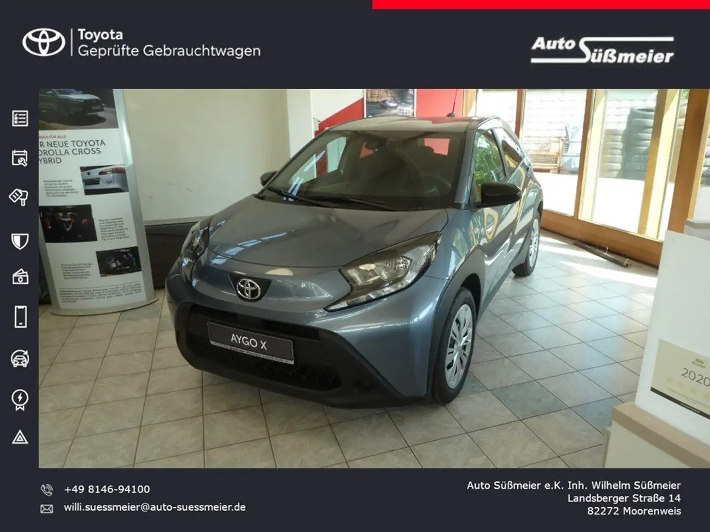 Toyota Aygo X Business Edition *Sitzh,SmartKey,Regens.* Blu/Azzurro - 1