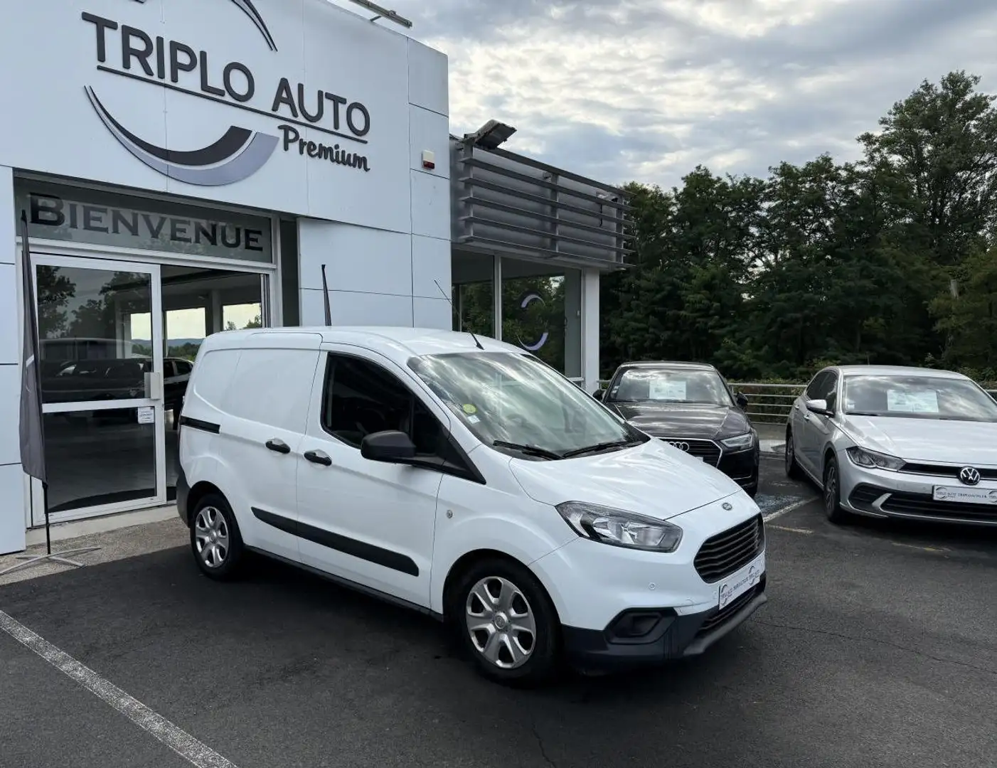 Ford Transit Courier Transit Courier 1.5 TDCi - 75 Ambiente CARPLAY + C Blanc - 1