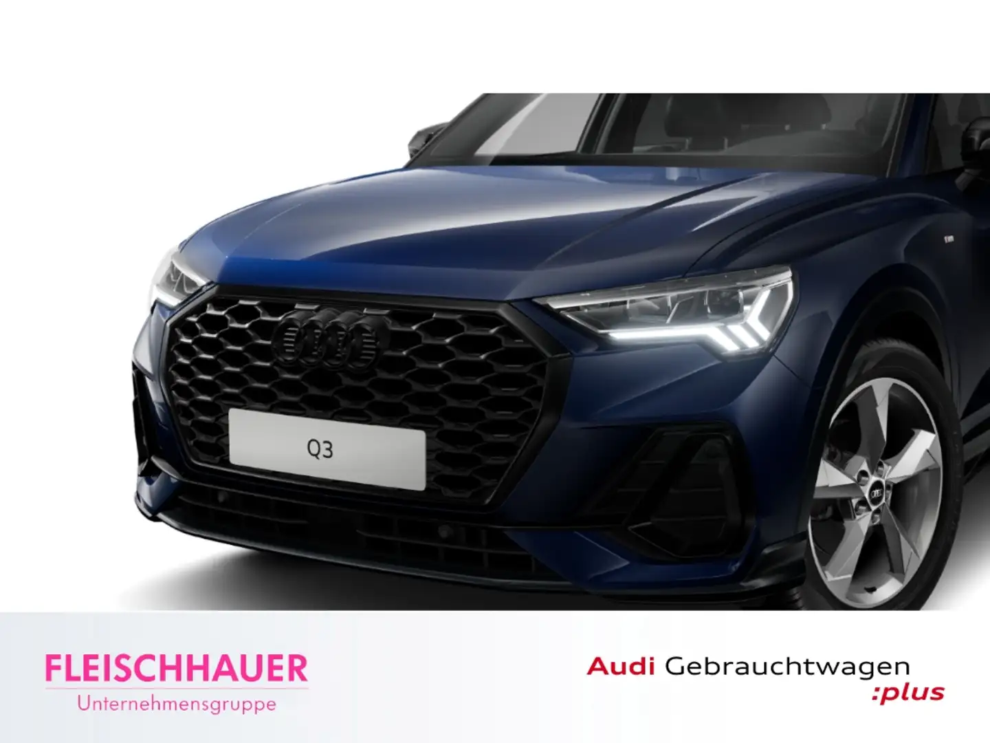 Audi Q3 Sportback 35 TFSI S line 1.5 Navi+LED+AHK+OptikPlu Blau - 2