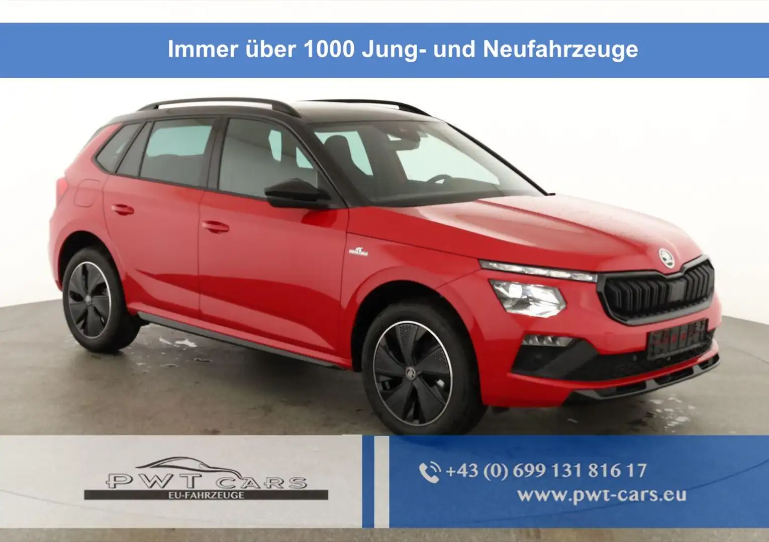 Skoda Kamiq Monte Carlo 1.0 TSI  Carlo, Matrix, Pano, Kamer... Rot - 1