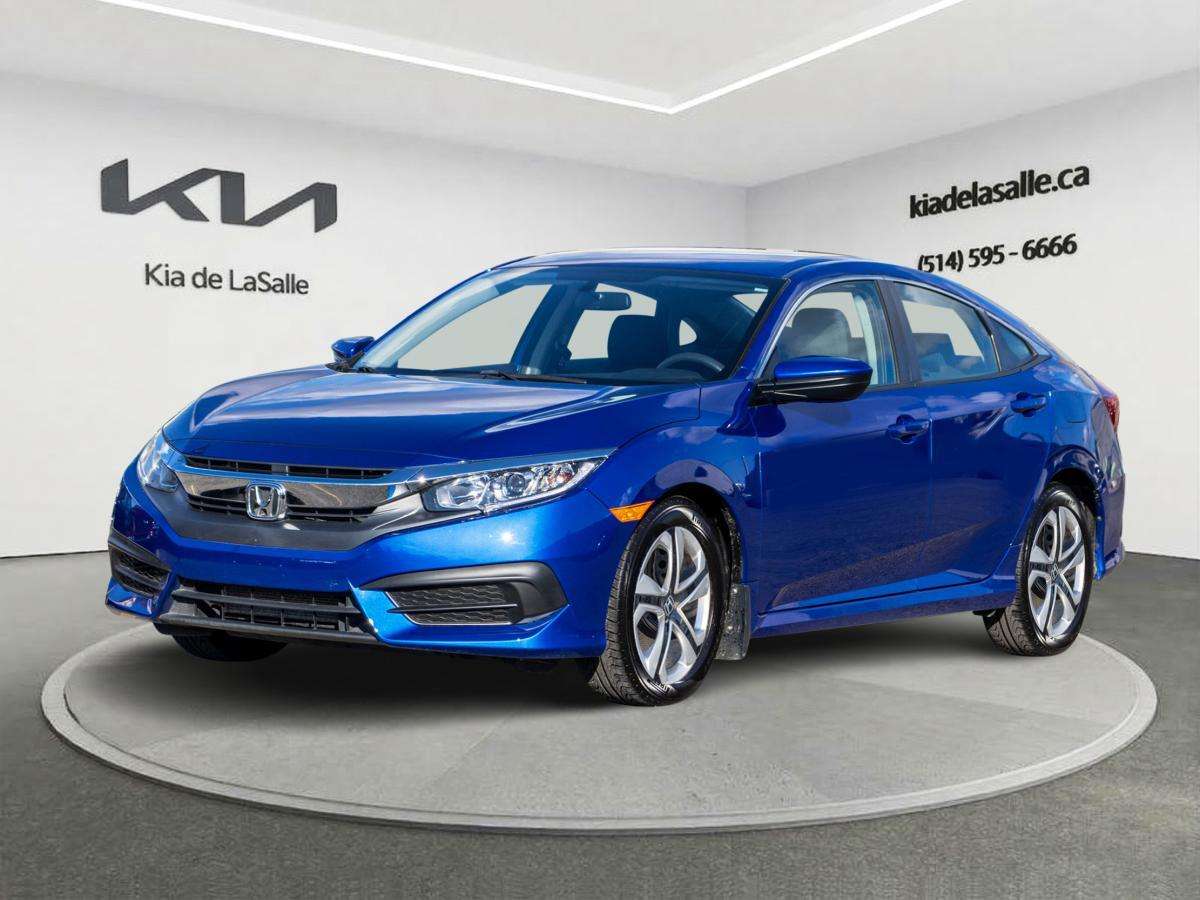 2017 Honda Civic LX - AC - CAMERA - SIEGES CHAUFF. - BLUETOOTH - BL