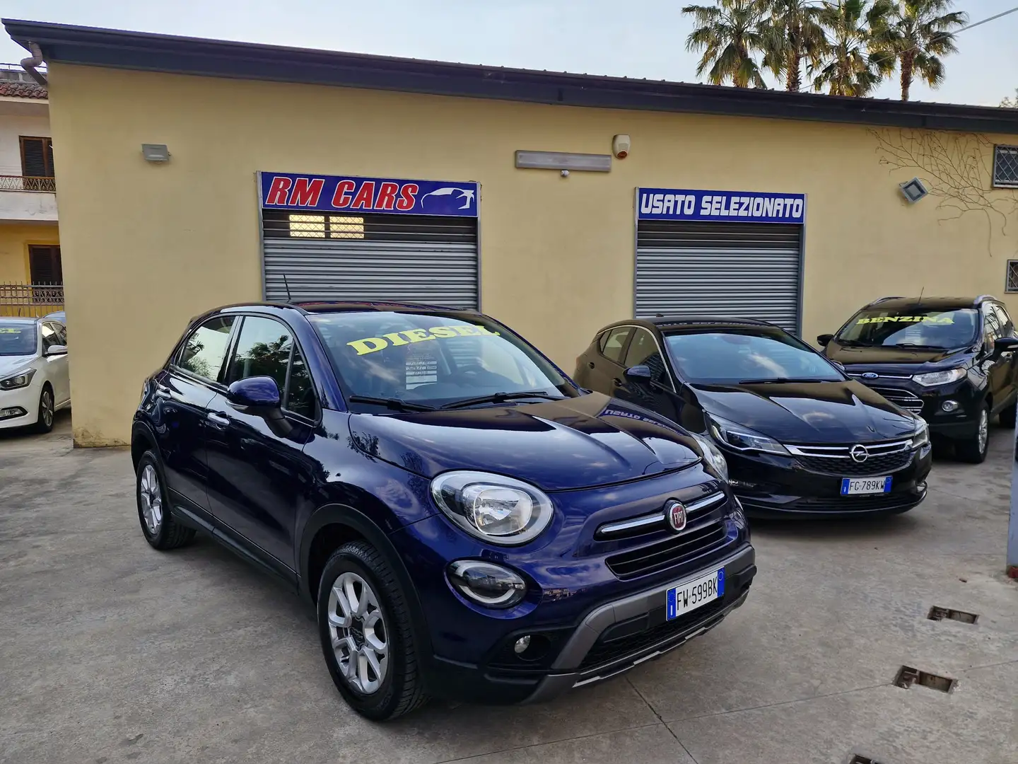 Fiat 500X 1.6 mjt Cross 4x2 120cv Blauw - 1