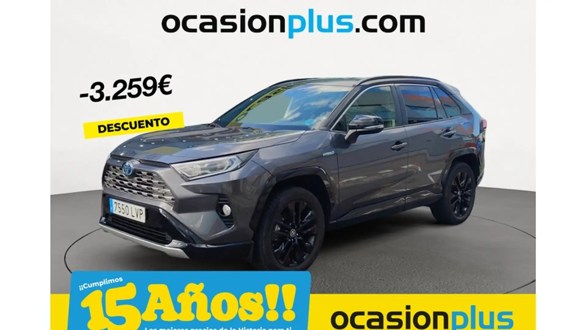 Toyota RAV 4 2.5 hybrid 2WD Style Gris - 1