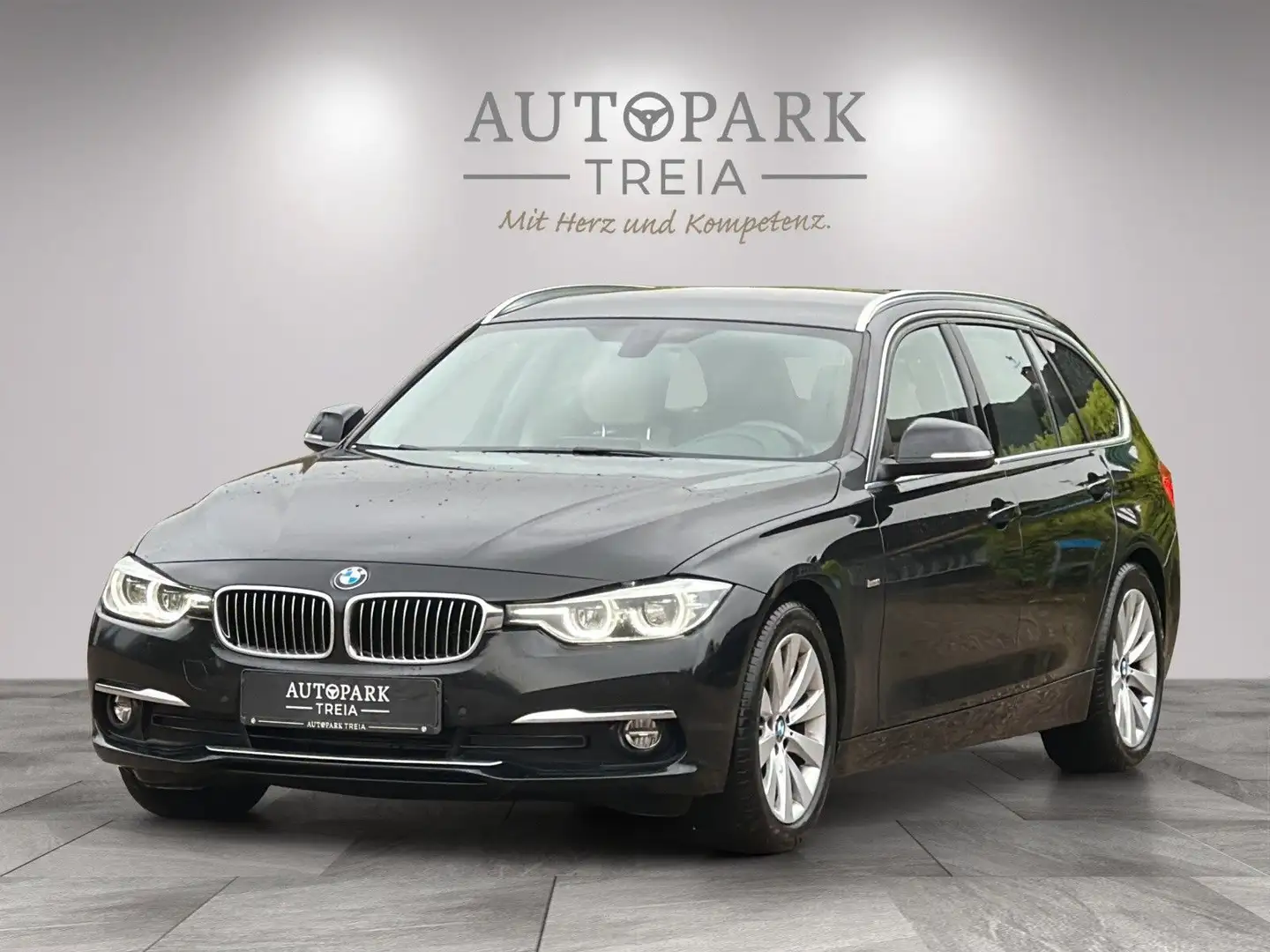 BMW 320 d Luxury Line INDIVIDUAL (LED-NAVI-BT-TEMPO) Schwarz - 1