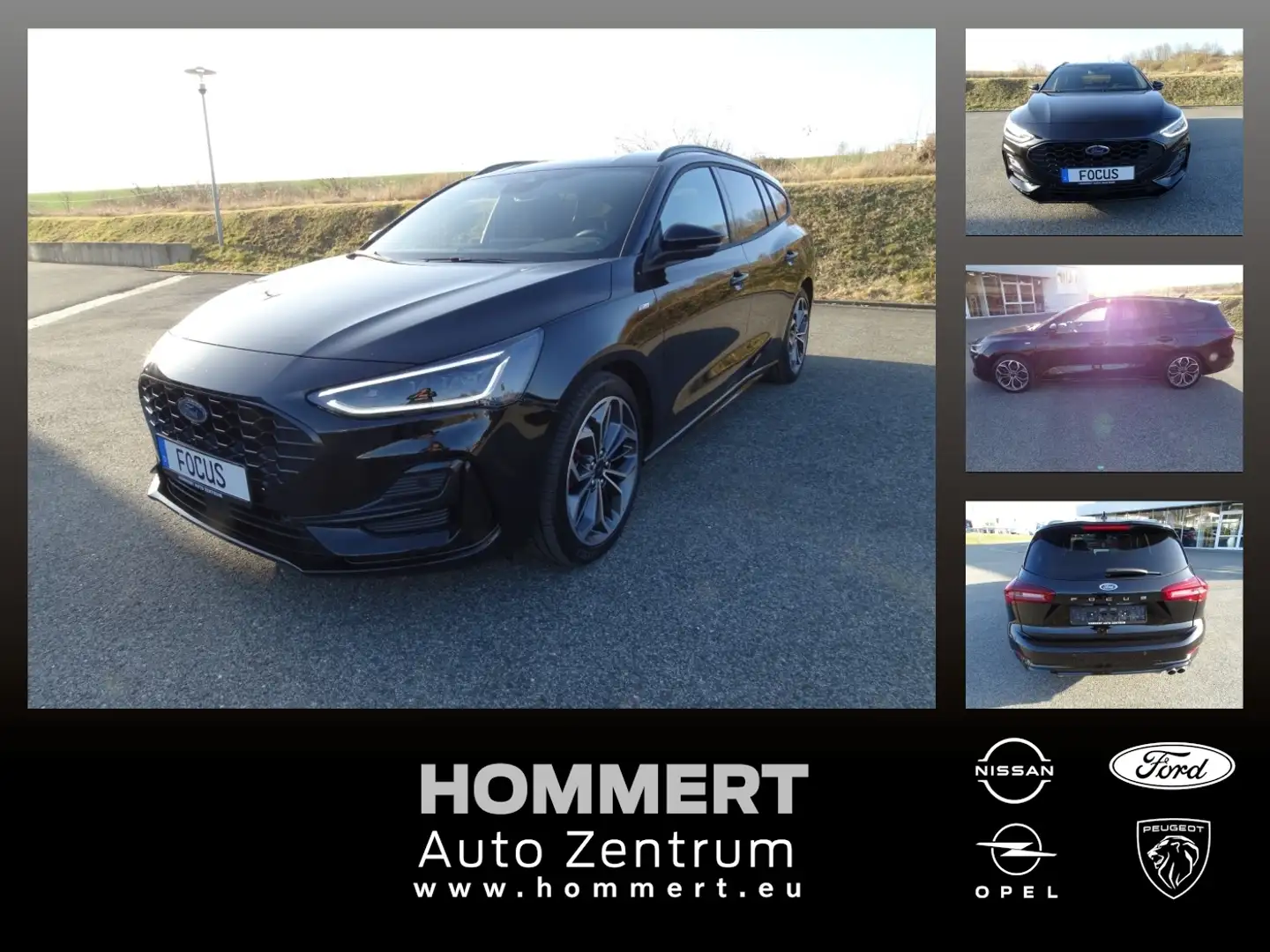 Ford Focus ST-Line X Turnier Mild-Hybrid Navi Kam AHK Noir - 1