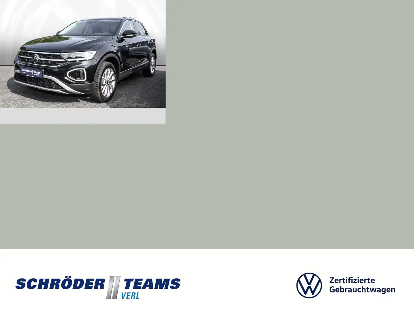 Volkswagen T-Roc 1.5 TSI DSG Style Schwarz - 1