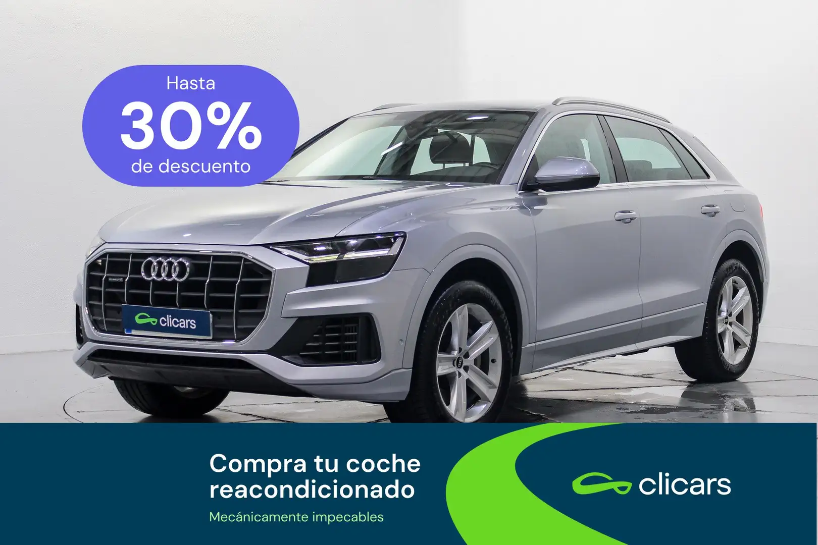 Audi Q8 55 TFSIe quattro Plateado - 1