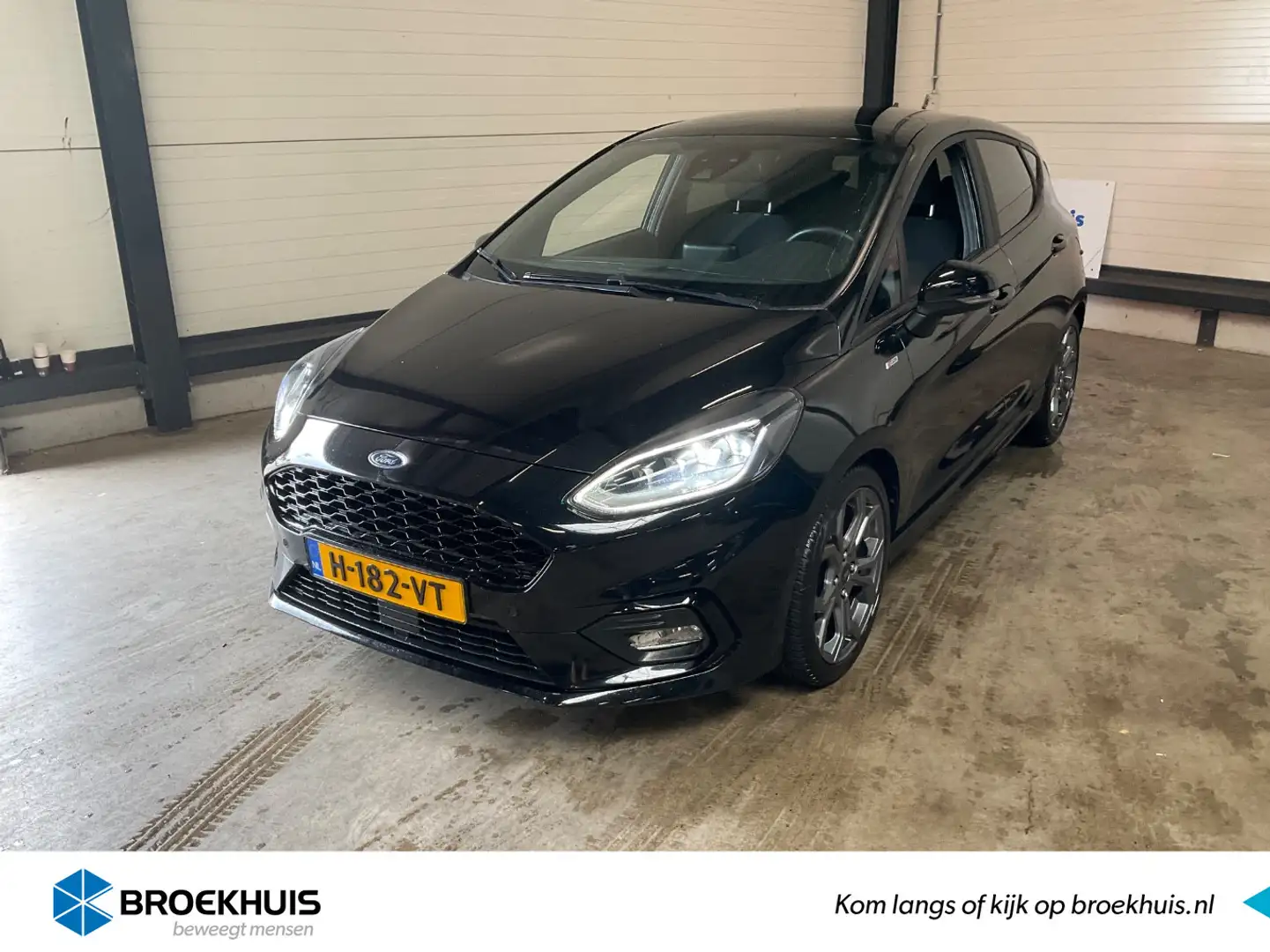 Ford Fiesta 1.0 E.B. 125PK ST-Line X | Pano-dak | Full LED | B Zwart - 1