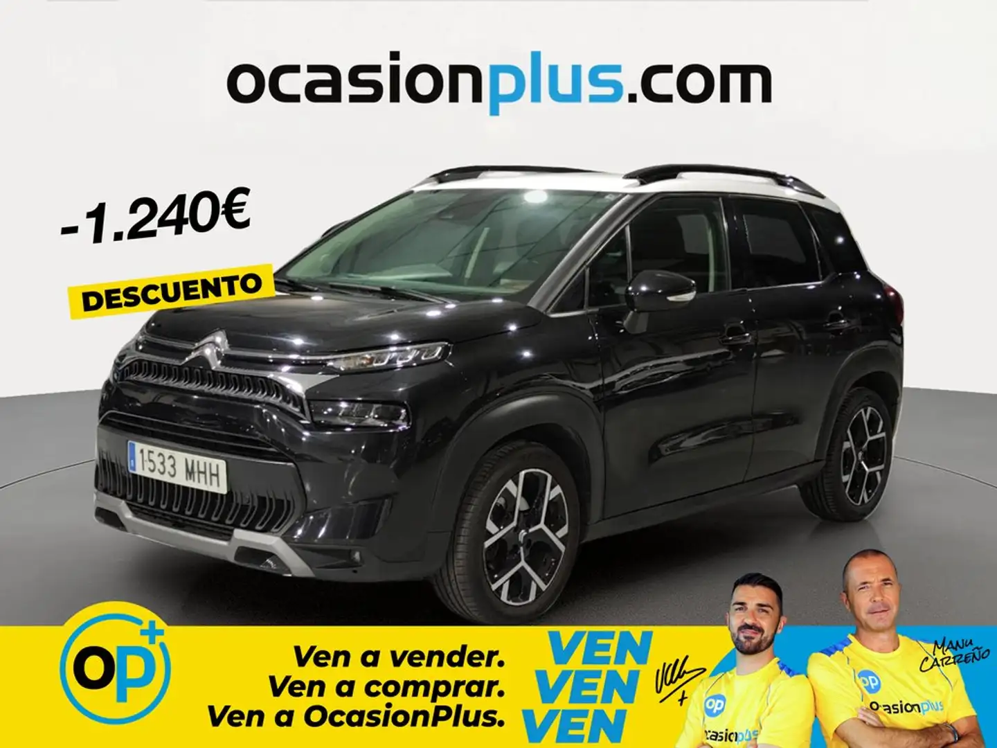 Citroën C3 Aircross Puretech S&S Shine Pack EAT6 130 Negro - 1