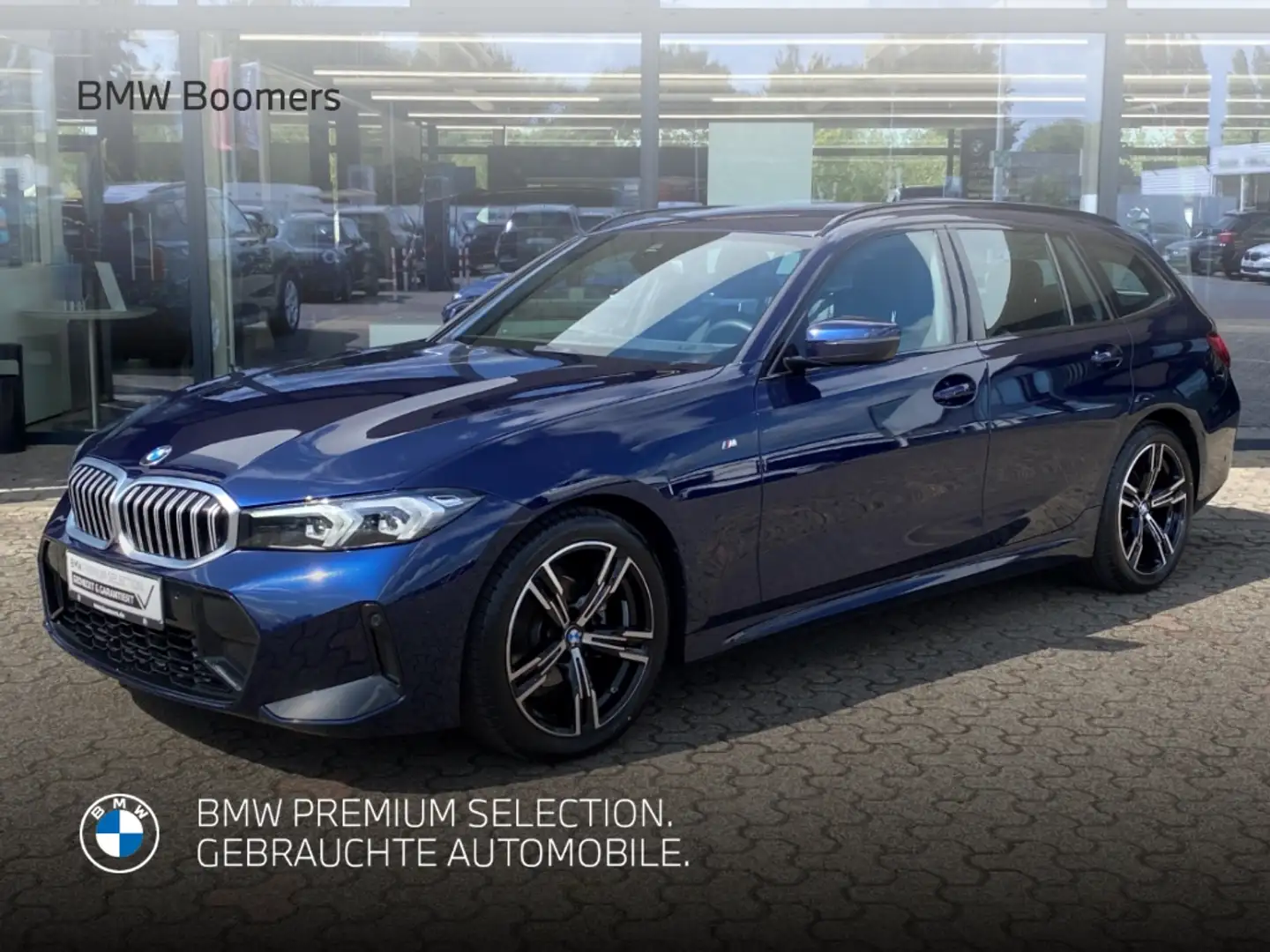 BMW 318 d Touring M Sport Lordose f. F. u. Bf. Park-Assist Blau - 1