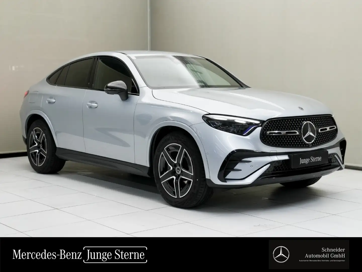Mercedes-Benz GLC 300 d 4MATIC Coupé SpurW LM Sport W-Paket Argent - 1