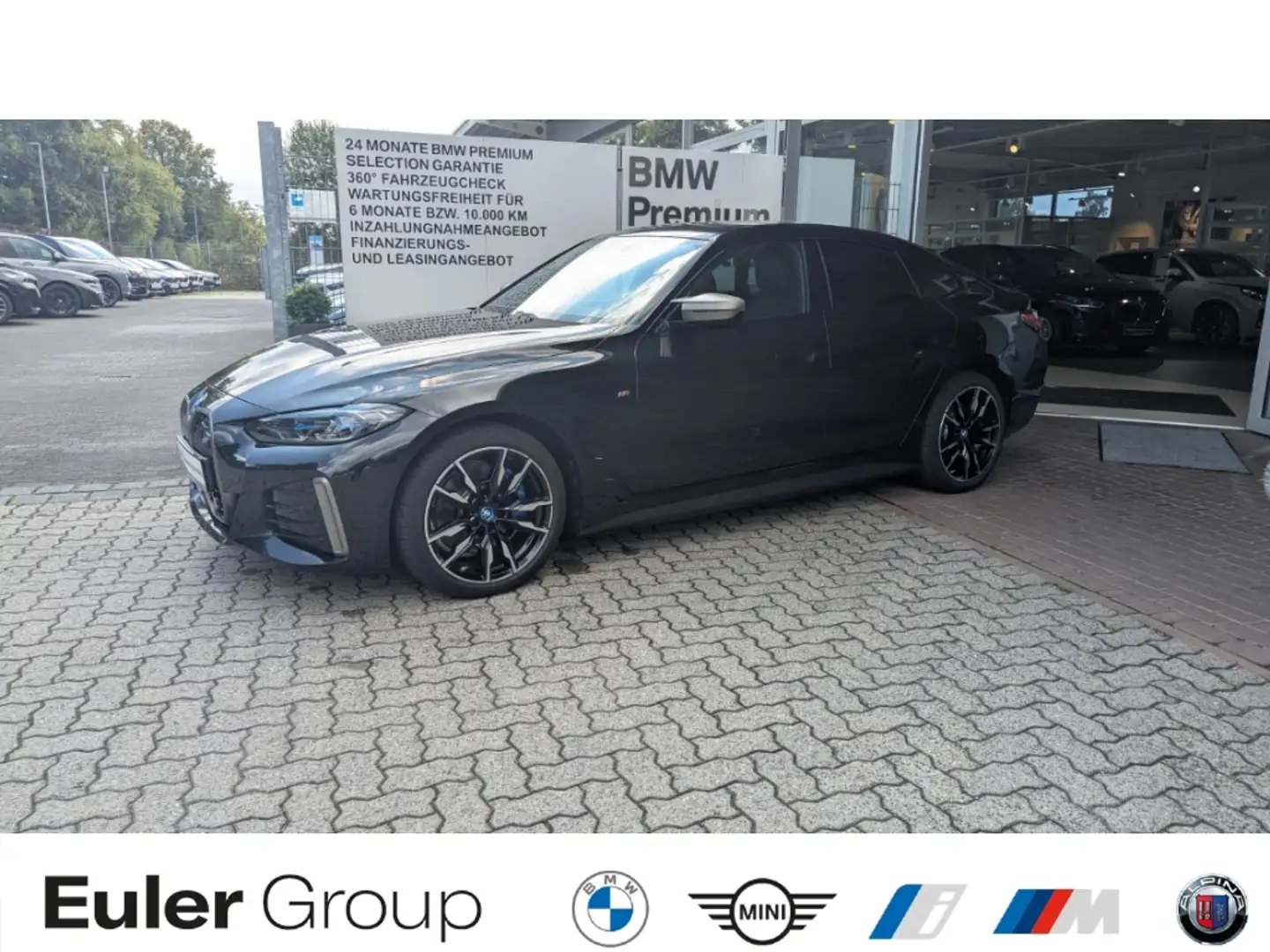 BMW i4 GranCoupe M-Sport Navi Leder Memory Sitze H&K Pano Schwarz - 1