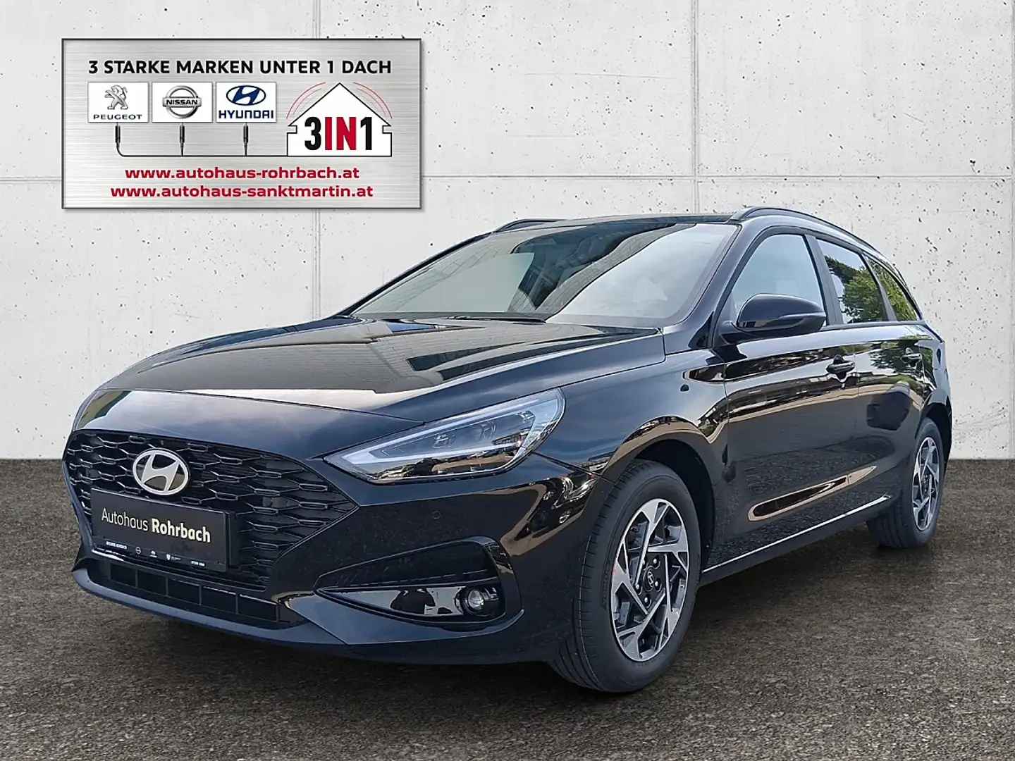 Hyundai i30 Kombi 1,0 TGDI Comfort Line Schwarz - 1