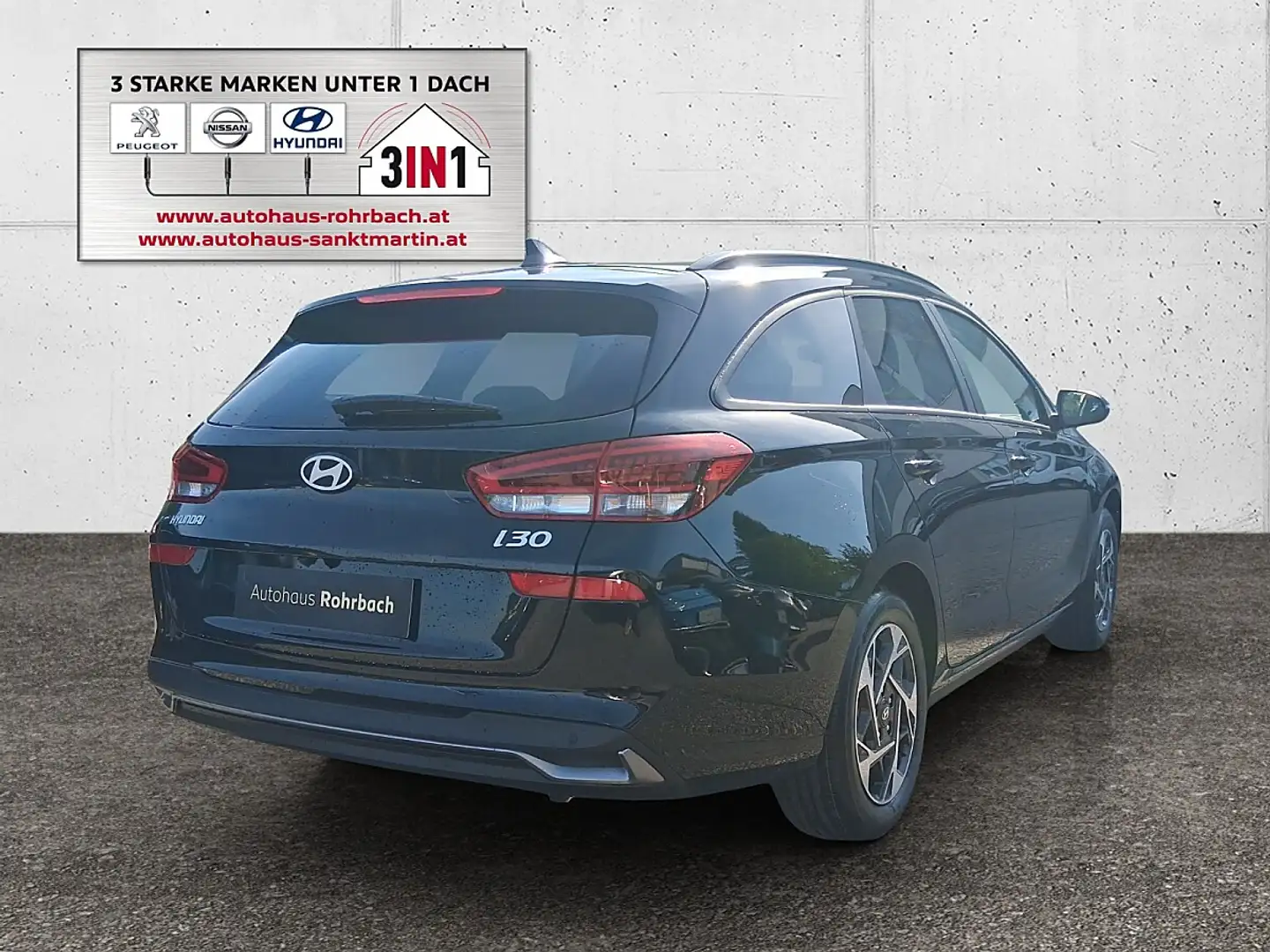 Hyundai i30 Kombi 1,0 TGDI Comfort Line Schwarz - 2