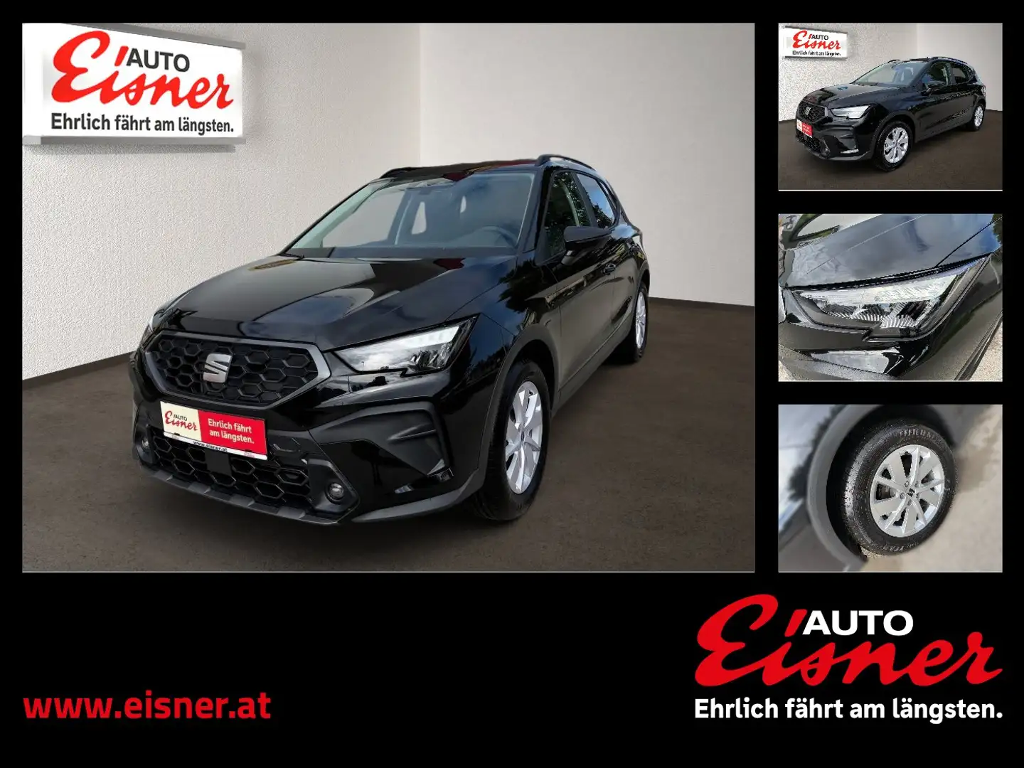 SEAT Arona Reference Edition 1.0 TSI Facelift LED PDC Schwarz - 1
